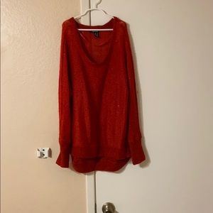 DKNY Red Sweater